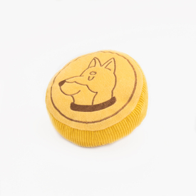 Zippy Paws Plush Squeaker Dog Toy - Squeakie Pattiez Zippy Bit Coin image 1