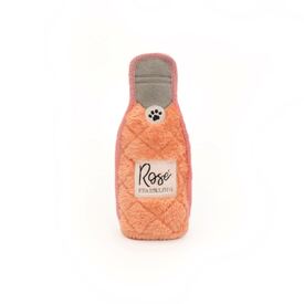 Zippy Paws Z-Stitch Happy Hour Crusherz Squeaker Dog Toy - Merlot & Rosé 2-Pack image 1