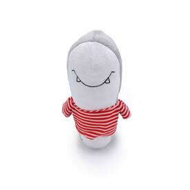 Zippy Paws Playful Pal Plush Squeaker Rope Dog Toy - Shelby the Shark  image 1