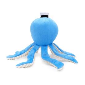 Zippy Paws Playful Pal Plush Squeaker Rope Dog Toy - Ollie the Octopus  image 1