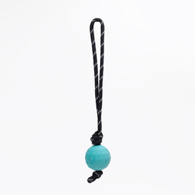 Zippy Paws ZippyTuff Waggle RopeTugz Babble Ball with Unpredictable Bounce image 1
