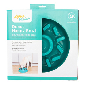 Zippy Paws Happy Bowl Slow Feeder for Dogs - Donut image 1