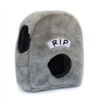 Zippy Paws Interactive Burrow Dog Toy - Halloween Burrow - Spooky Gravestone image 1