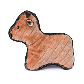 Zippy Paws Holiday Grunterz Plush Z-Stitch Dog Toy - Reindeer image 1