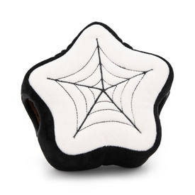 Zippy Paws Halloween Burrow Interactive Dog Toy - 3 Squeaker Spiders in a Spiderweb image 1