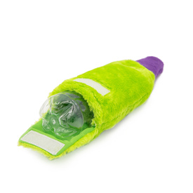 Zippy Paws Halloween Happy Hour Crusherz Squeaker Dog Toy - Frankenstein Wine image 1