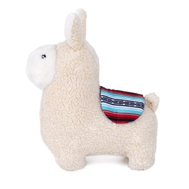 Zippy Paws Snugglerz Plush Squeaker Dog Toy - Liam the Llama image 1