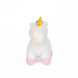Zippy Paws Snugglerz Plush Squeaker Dog Toy - Charlotte the Unicorn image 1