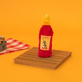 Zippy Paws Hot Sauce Crusherz Crunch & Squeak Dog Toy - Chowlula image 1