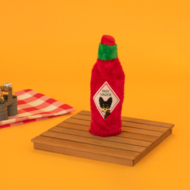 Zippy Paws Hot Sauce Crusherz Crunch & Squeak Dog Toy - Pupbasco image 1