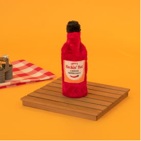 Zippy Paws Hot Sauce Crusherz Crunch & Squeak Dog Toy - Heckin’ Hot image 1