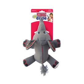 3 x KONG Cozie Ultra Ella Elephant Canvas Squeaker Dog Toy - Large image 1