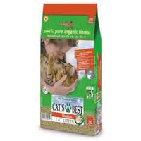 Cat's Best Natural Plant Fibre Unscented Odour Reducing Clumping Cat Litter 10L/20L/30L image 1
