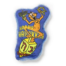 Yeowww Hanukkah Dreidel Kringle Holiday Gift Bundle with 3 Catnip Cat Toys + Bonus Catnip image 1