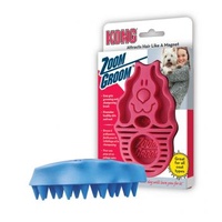 KONG ZoomGroom Silicone Cleaning Brush for Dogs image 1