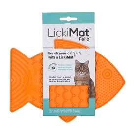 LickiMat Felix Slow Food Bowl Anti-Anxiety Mat for Cats image 1