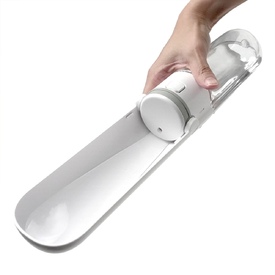 Ibiyaya PupOasis Fold & Go Dog Water Bottle in White or Lavender image 1