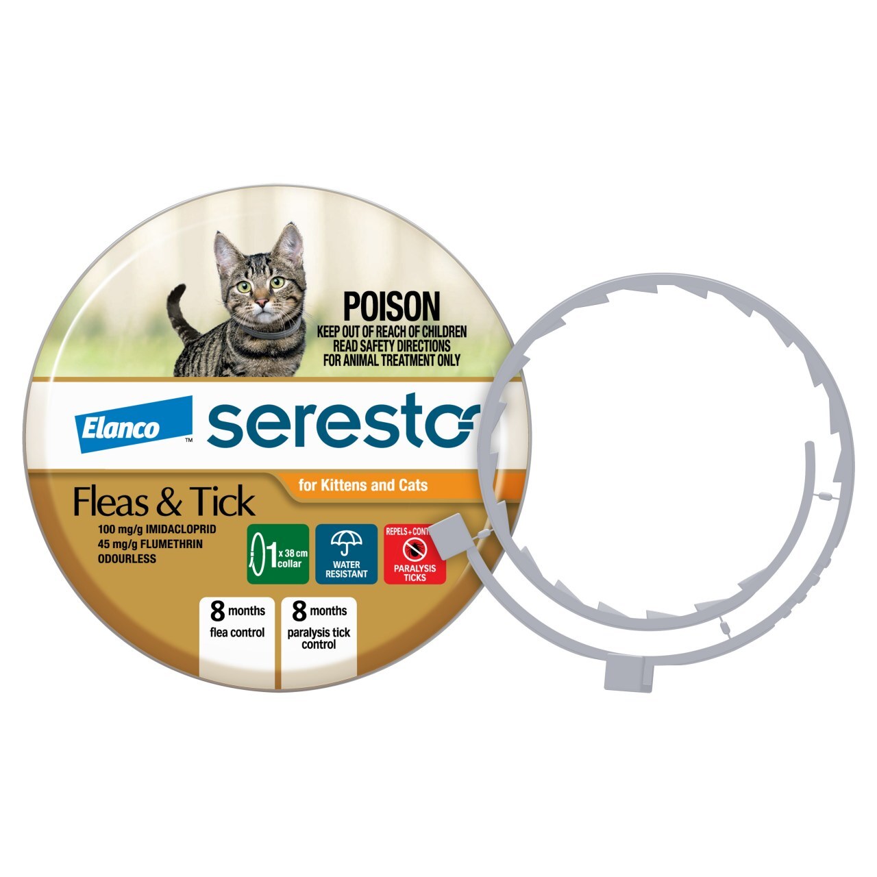 Seresto Flea Collar for Cats and Kittens - Lasts up to 8 Months image 2