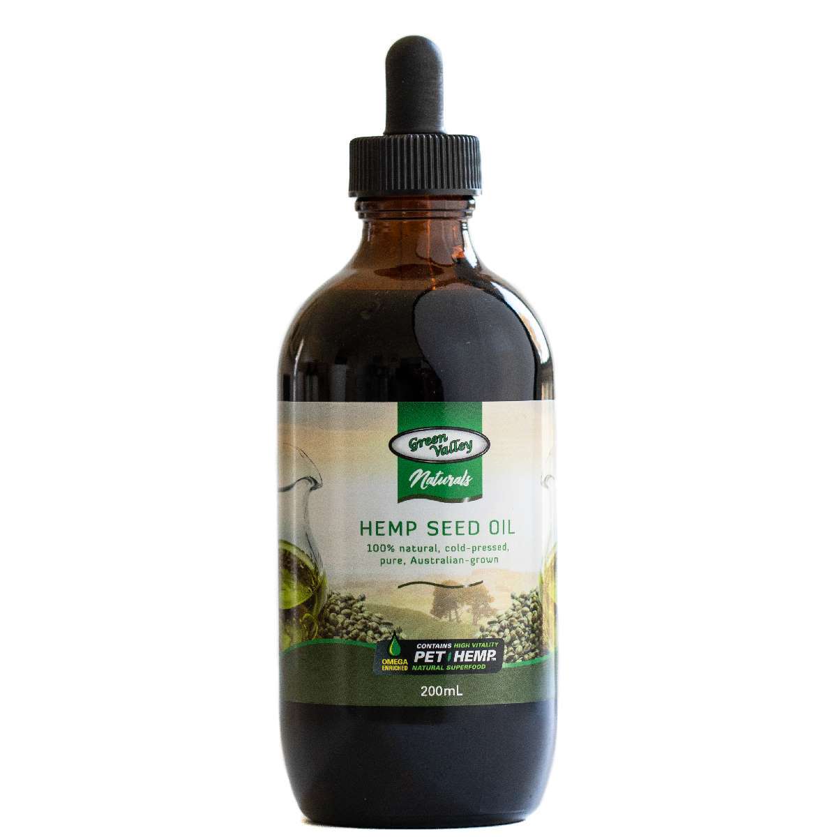 Green Valley Naturals Pure 100% Australian Hemp Seed Oil for Pets image 2