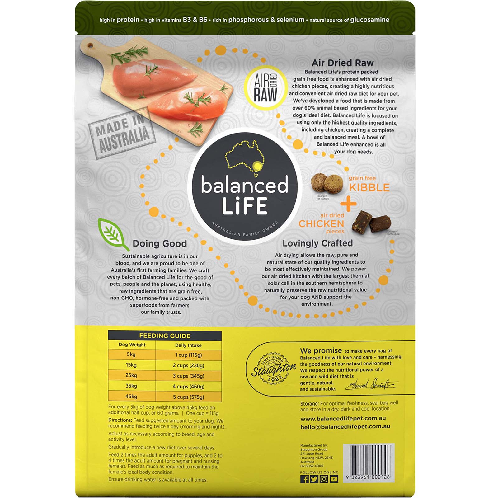 Balanced Life Enhanced Grain Free Kibble & Air-Dried Raw Dog Food - Chicken image 2