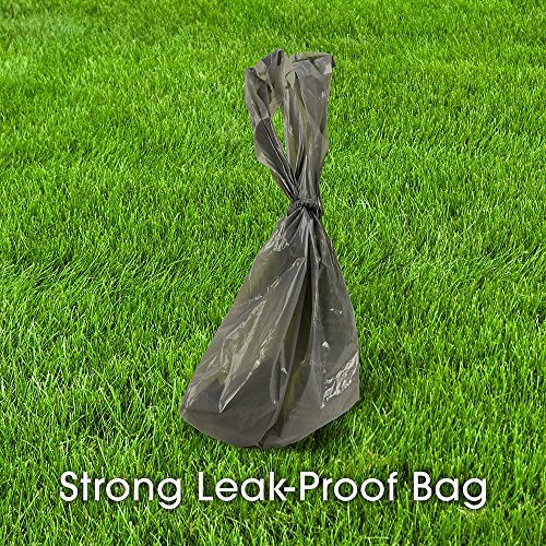 Bags on Board Hand Armor Dog Waste Pick up Bags - Extra Thick Handle Tie Bags - 100 Bags image 2