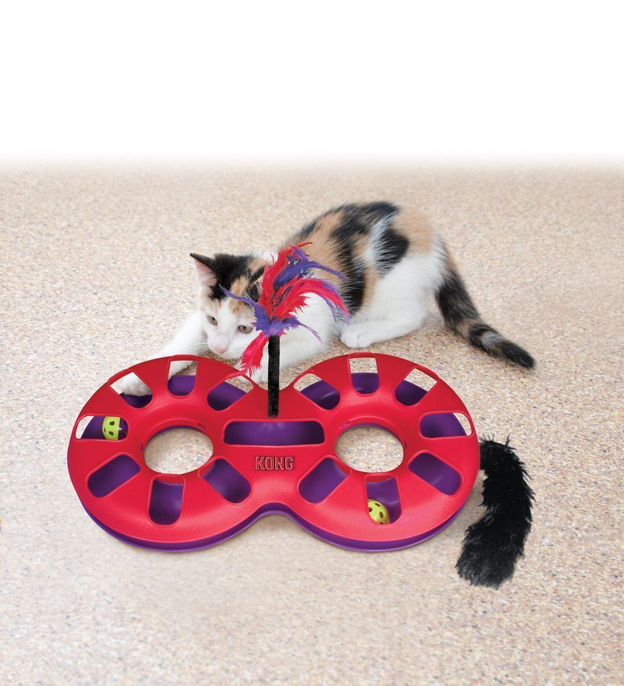 KONG Active Eight Track - Ball Chaser Interactive Cat Toy image 1
