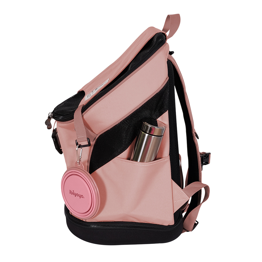 Ibiyaya Ultralight Pro Backpack Pet Carrier - Coral Pink image 2