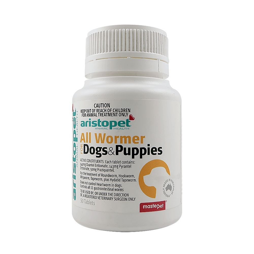 AristoPet Intestinal All Wormer Tablets for Large Dogs 20kg+ image 2