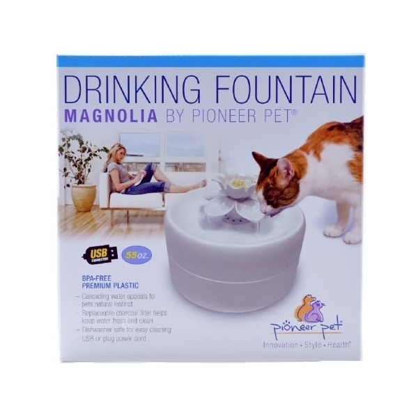 Pioneer Pet Magnolia Petal Fresh Water Pet Drinking Fountain 1.6 Litres image 2