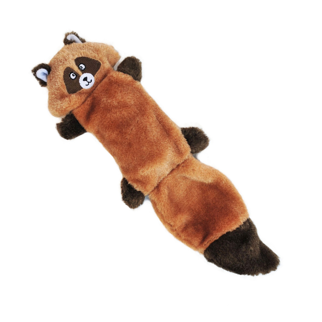 Zippy Paws Stuffing Free Squeaker Dog Toy - Zingy Raccoon image 2