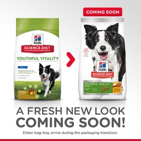 Hills Science Diet Adult 7+ Youthful Vitality Dry Dog Food 5.67kg image 2