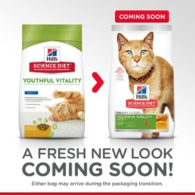 Hills Science Diet Adult 7+ Youthful Vitality Dry Cat Food 2.72kg image 2
