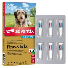 Advantix Spot-On Flea & Tick Control Treatment for Dogs 4-10kg - 6-Pack image 2