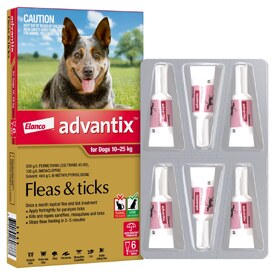 Advantix Spot-On Flea & Tick Control Treatment for Dogs 10-25kg - 6-Pack image 2