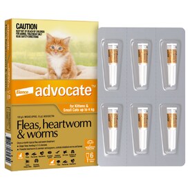 Advocate Spot-On Flea & Worm Control for Cats under 4kg - 6 Pack image 2