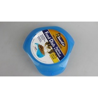 Shallow Blue Cat Food Dish by Smart Cat [Size: Large] [Colour: White/Blue] image 2