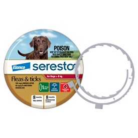 Seresto Flea & Tick Collar for Dogs Over 8kg - Up to 8 Month Protection image 2