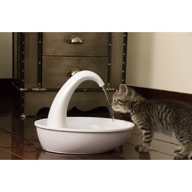 Pioneer Pet "Swan" Large Capacity Charcoal Filtered Plastic Water Fountain 2.3 Litres image 2