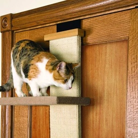 SmartCat Multi-Level Over-the-door Cat Climber Scratch Tower image 2