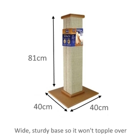 SmartCat Ultimate Heavy-Duty Sisal Cat Scratch Post image 2