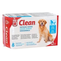 Dogit Disposable Dog Diapers for Senior Incontinence & Puppies - 12 Nappies image 2
