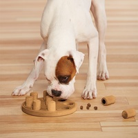 Nina Ottosson Smart Interactive Dog Toy in Wooden Composite image 2