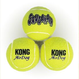 3 x KONG AirDog Squeaker Balls Non-Abrasive Dog Toys 2 Pack - Large image 2