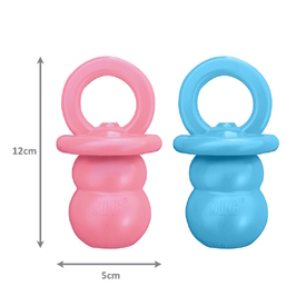 4 x KONG Puppy Binkie Teething Treat Dispensing Dog Toy in Assorted Colours image 2