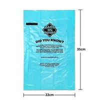 Bags on Board Large Waste Pick up Bags - Ocean Breeze Scented - 10rolls/140 Bags image 2