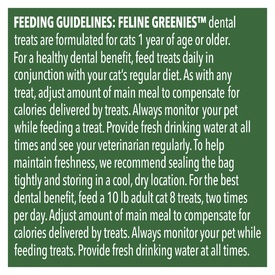 Greenies Feline Cat Dental Treats Catnip Flavour 10 x 60g Packs image 2