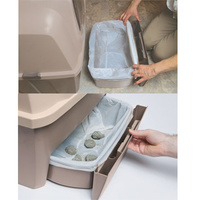 Smartsift Enclosed Semi-Automatic Cat Litter Sifter with Sift Lever image 2