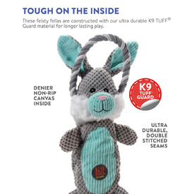 Charming Pet Scrunch Bunch & Squeak Dog Toy - Bunny image 2
