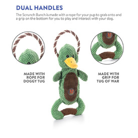 Charming Pet Scrunch Bunch & Squeak Dog Toy - Duck image 2