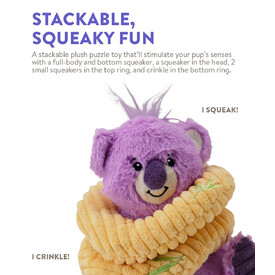 Charming Pet Ringamals Plush Puzzle Dog Toy - Koala image 2